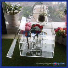 Acrylic Rose Storage Box Flower Box with Lid